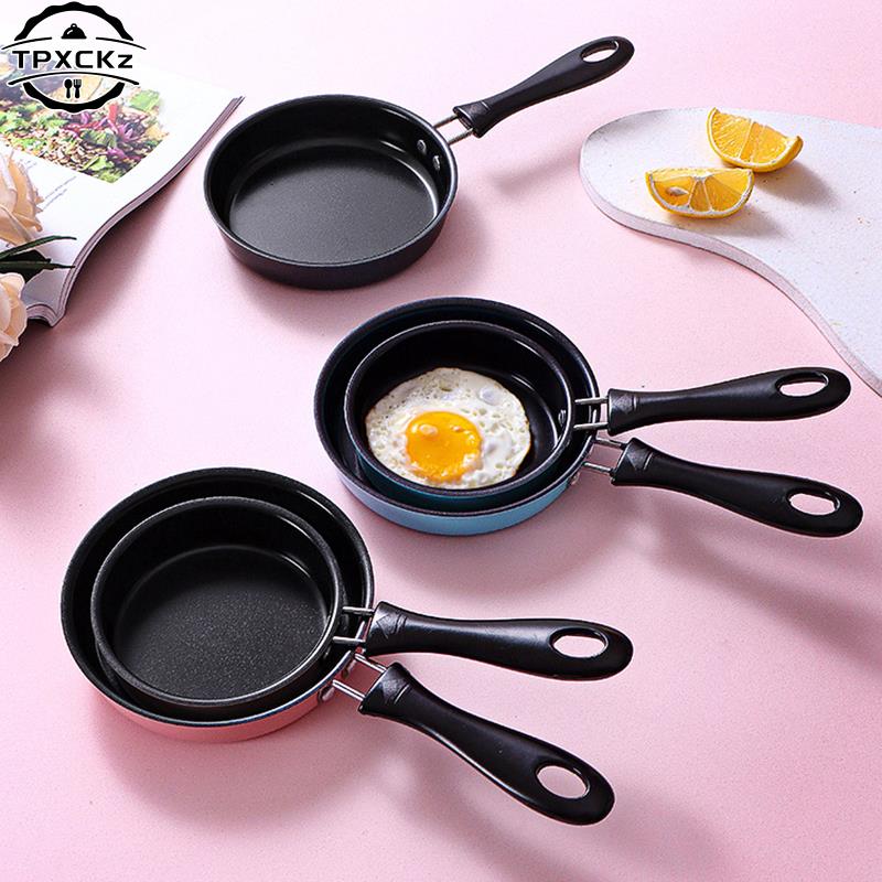 Egg Waffle Pan - Mini sartén de acero inoxidable para