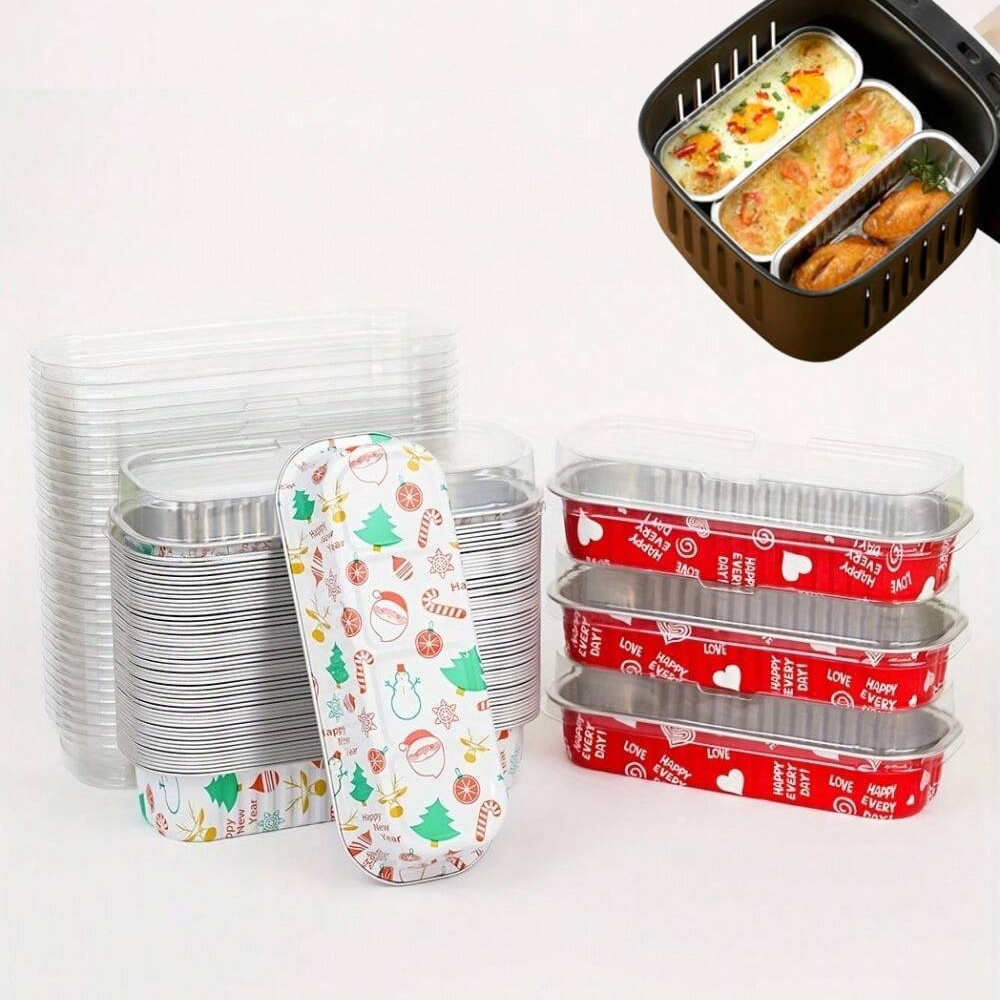 Egg Waffle Pan - Bandeja para hornear desechable rectangular, tarro