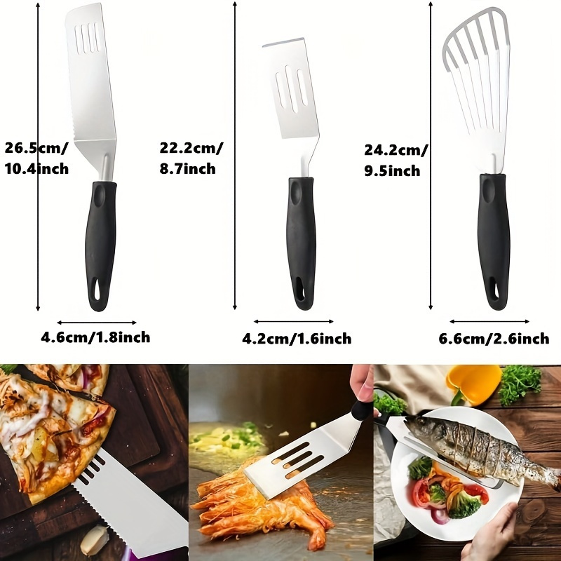 Juego de mini espátula de acer - Okonomiyaki Spatula reseña y precio