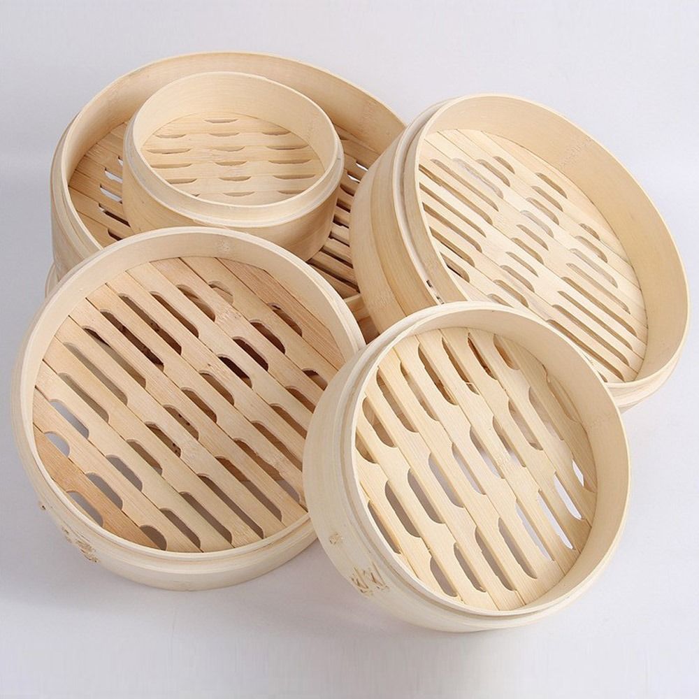 Vaporera China de Bambú para C - Bao Steamer Bamboo reseña y precio